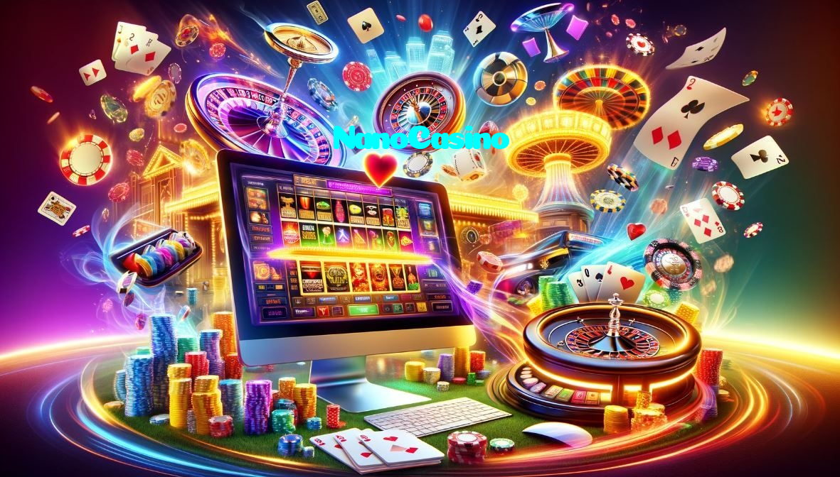NanoCasino casino presented on mobile device in Pakistan with slots and live games